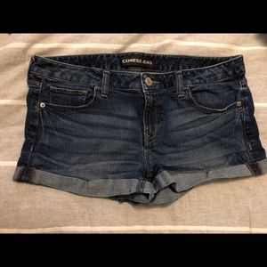 Express Denim Shorts